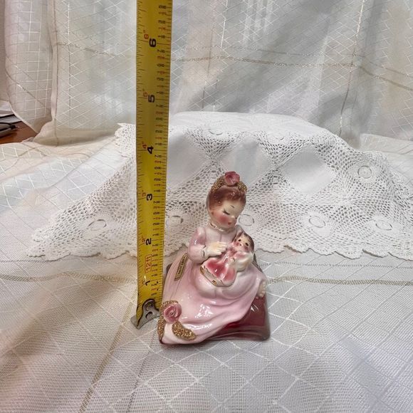 Rare Vintage Josef Originals 1950s Mama & MARY ANN with Baby Doll Figurine - Picture 2 of 10